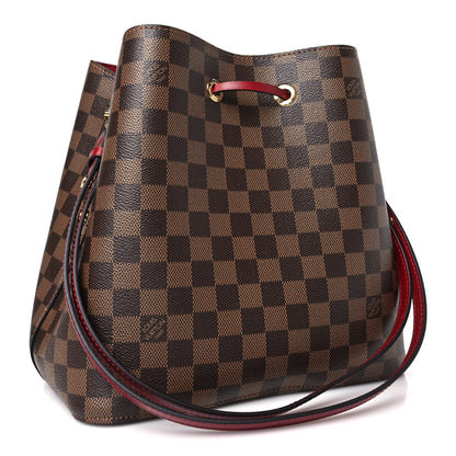 Louis Vuitton Damier Ebene Neonoe MM Cherry Berry 3 of 9