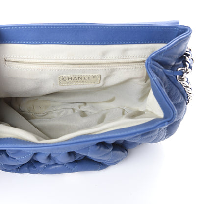 Chanel Washed Lambskin Chain Around Medium Messenger Blue 4 of 9