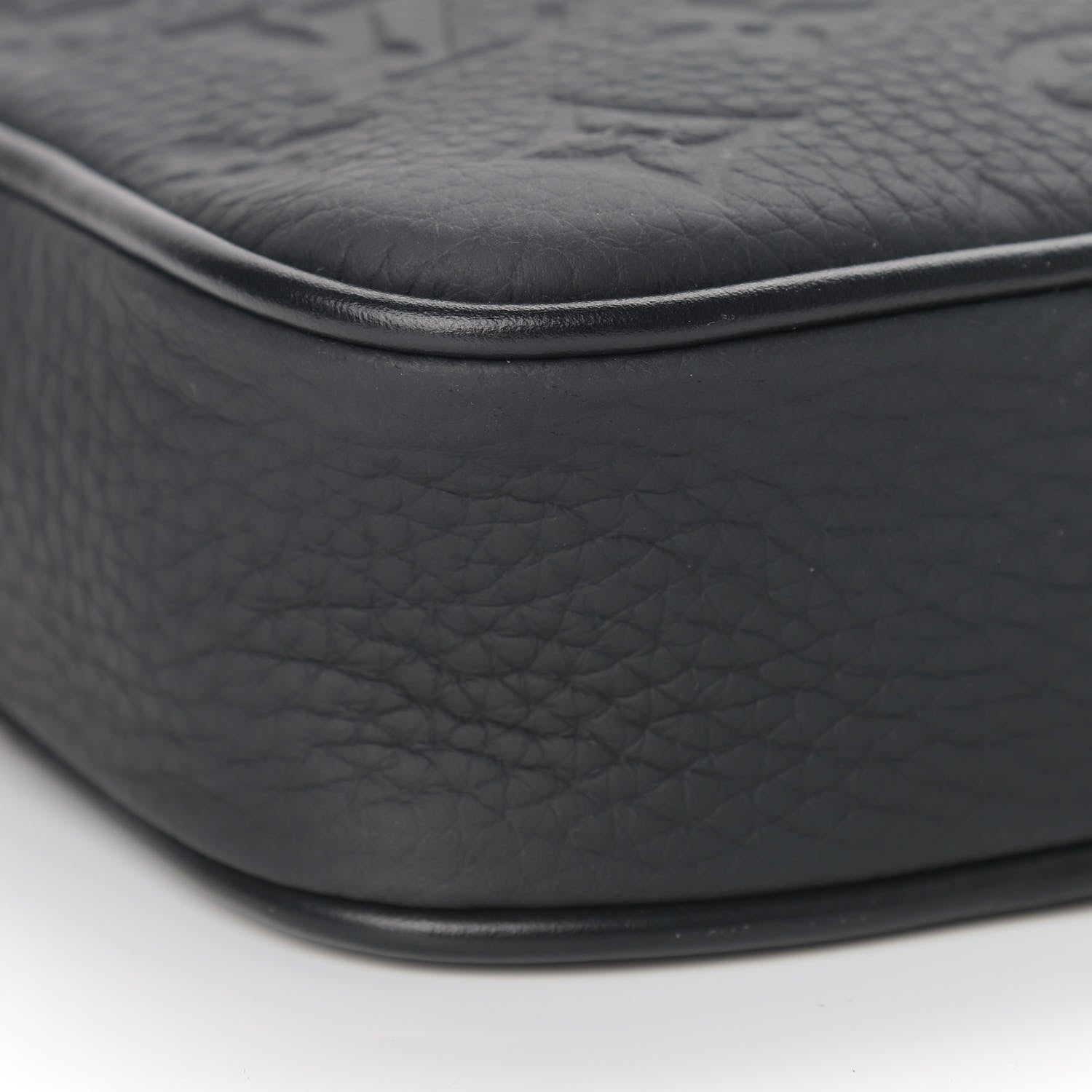 Louis Vuitton Taurillon Monogram Uniformes Solar Ray Soft Pochette Volga Belt Bag Black 7 of 10
