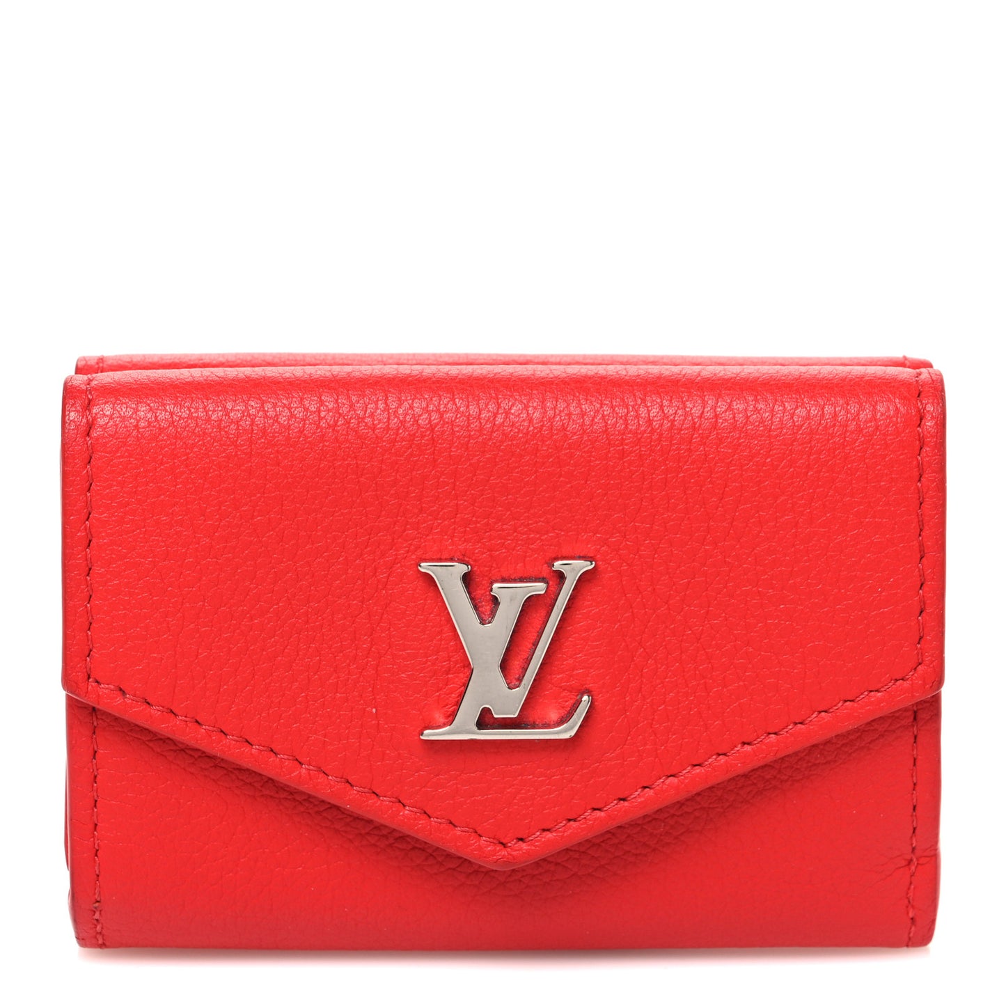 Calfskin Lockmini Wallet Kabuki