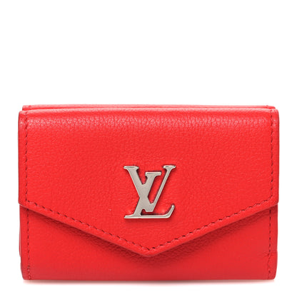 Louis Vuitton Calfskin Lockmini Wallet Kabuki 1 of 9