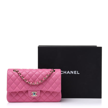 Chanel Caviar Quilted Medium Double Flap Pink 11 of 11