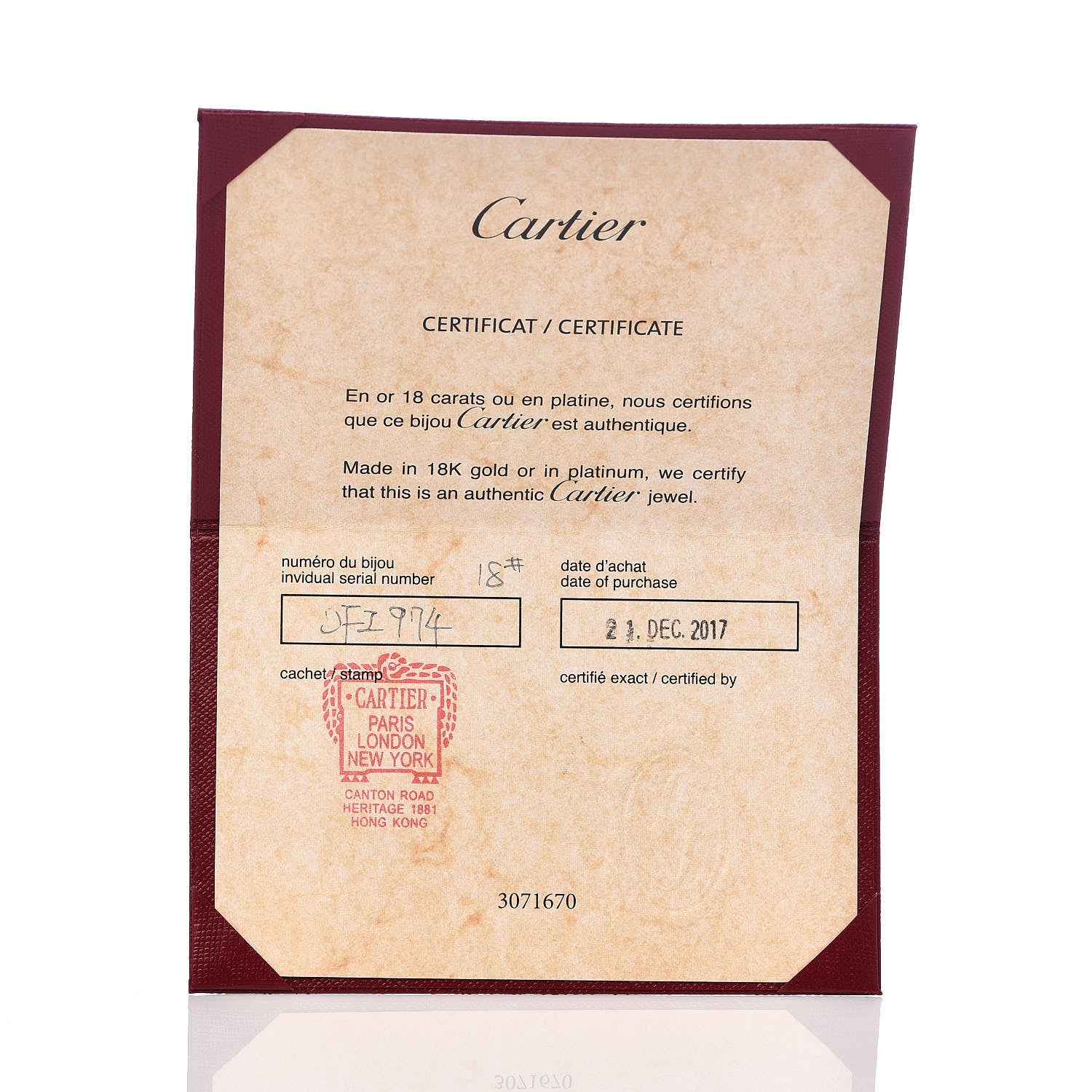 Cartier 18K Pink Gold LOVE Bracelet 18 5 of 5