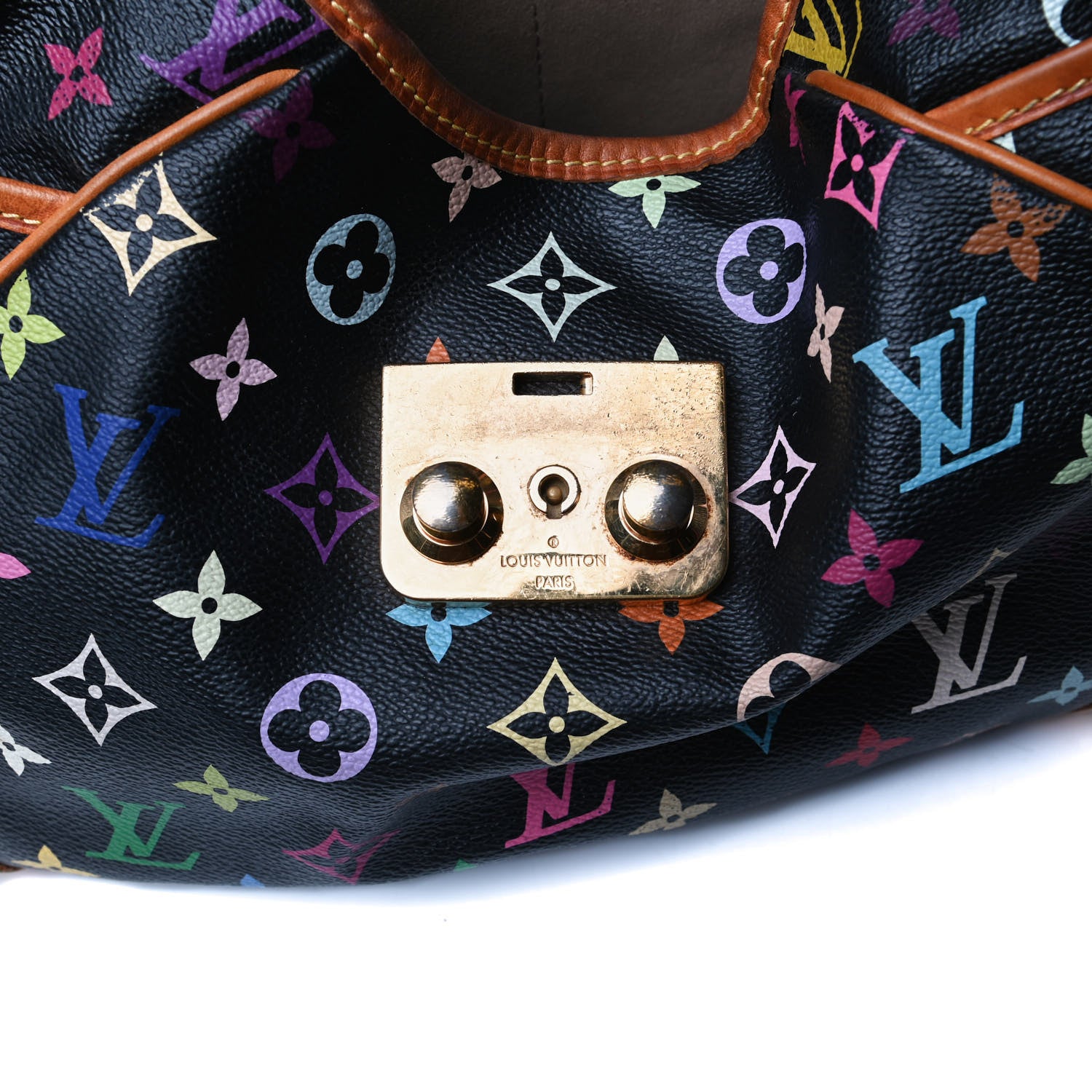 Louis Vuitton Monogram Multicolor Chrissie Black 15 of 18