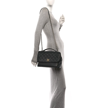 Chanel Caviar Quilted Large Business Affinity Flap Black 2 of 11