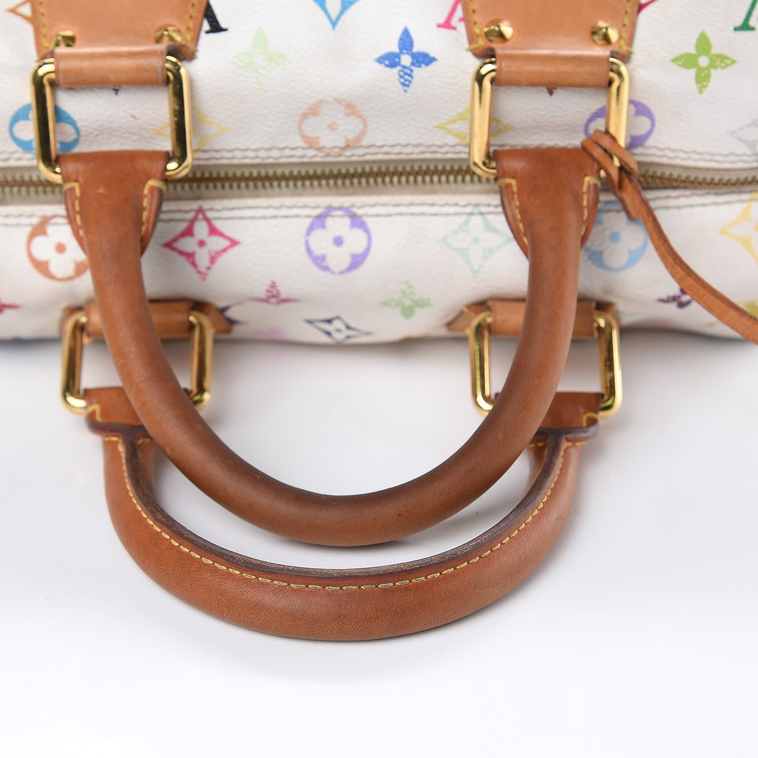 Louis Vuitton Monogram Multicolor Speedy 30 White 12 of 18