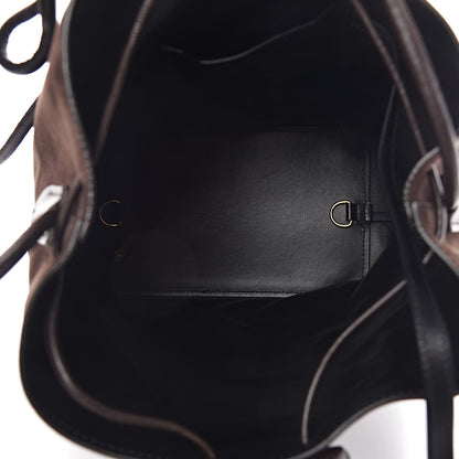 Tom Ford Suede Medium Double Tassel Bucket Bag Dark Brown 6 of 10