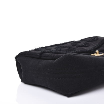 Chanel Denim Coco Jumbo Single Flap Black 5 of 10