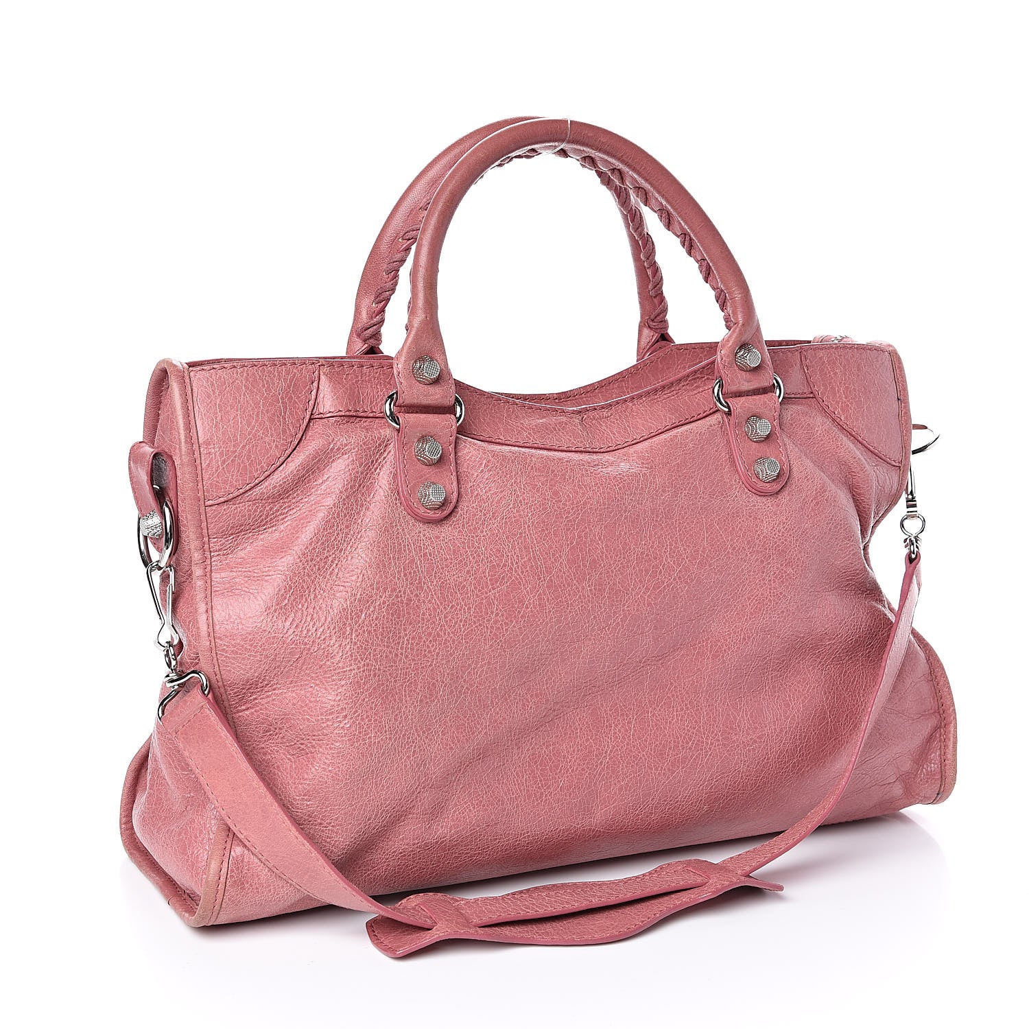 Balenciaga Agneau Giant 12 Silver Hardware City Rose Bruyere 3 of 16
