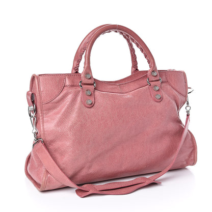 Balenciaga Agneau Giant 12 Silver Hardware City Rose Bruyere 3 of 16