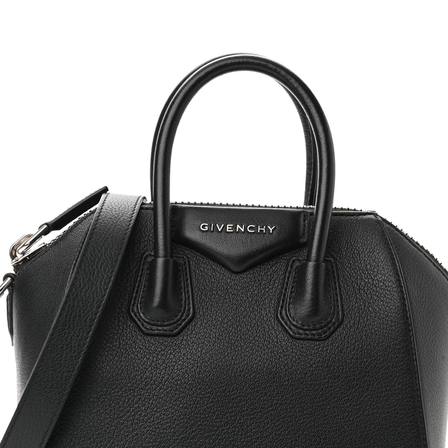 Sugar Goatskin Mini Antigona Black