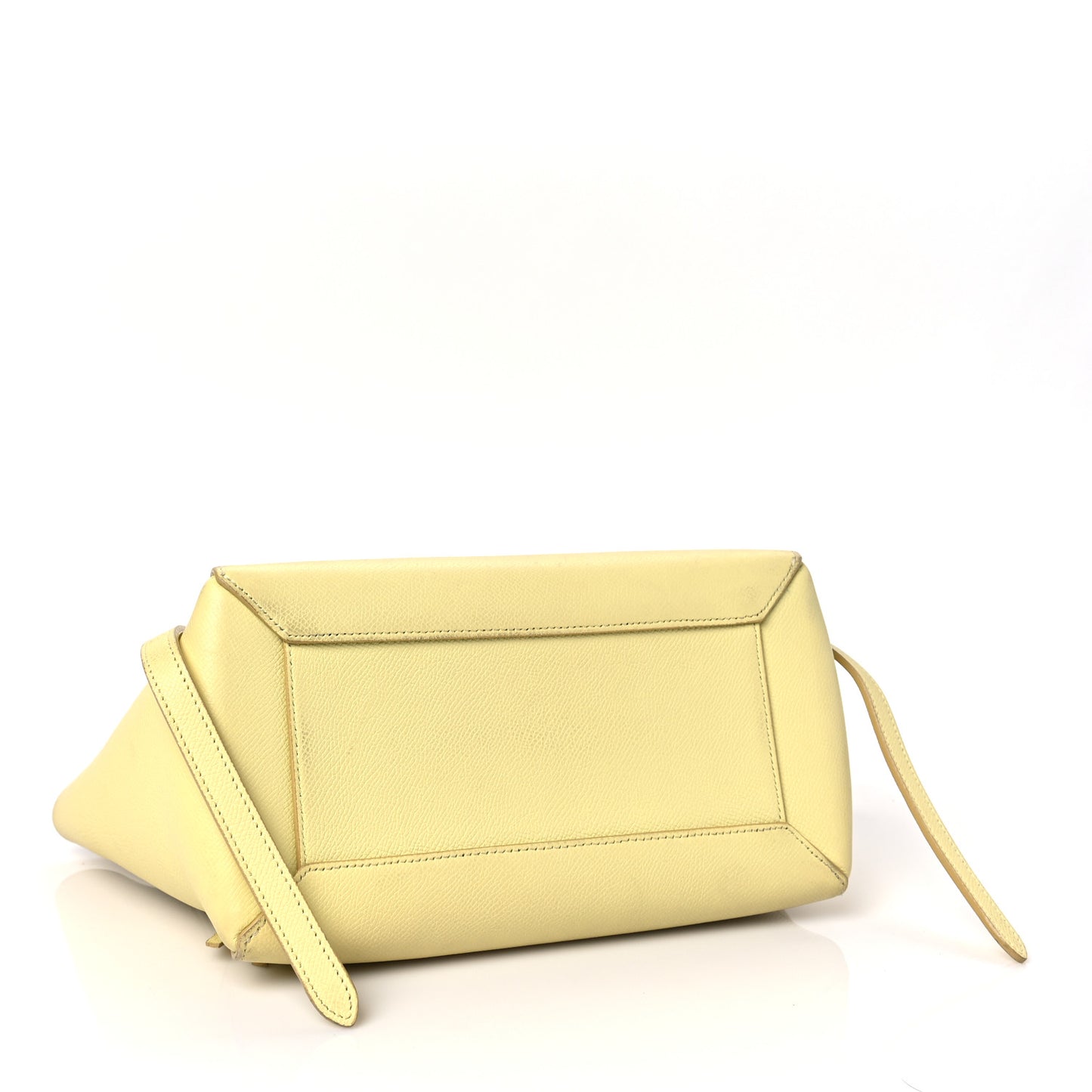 Grained Calfskin Micro Belt Bag Bergamote