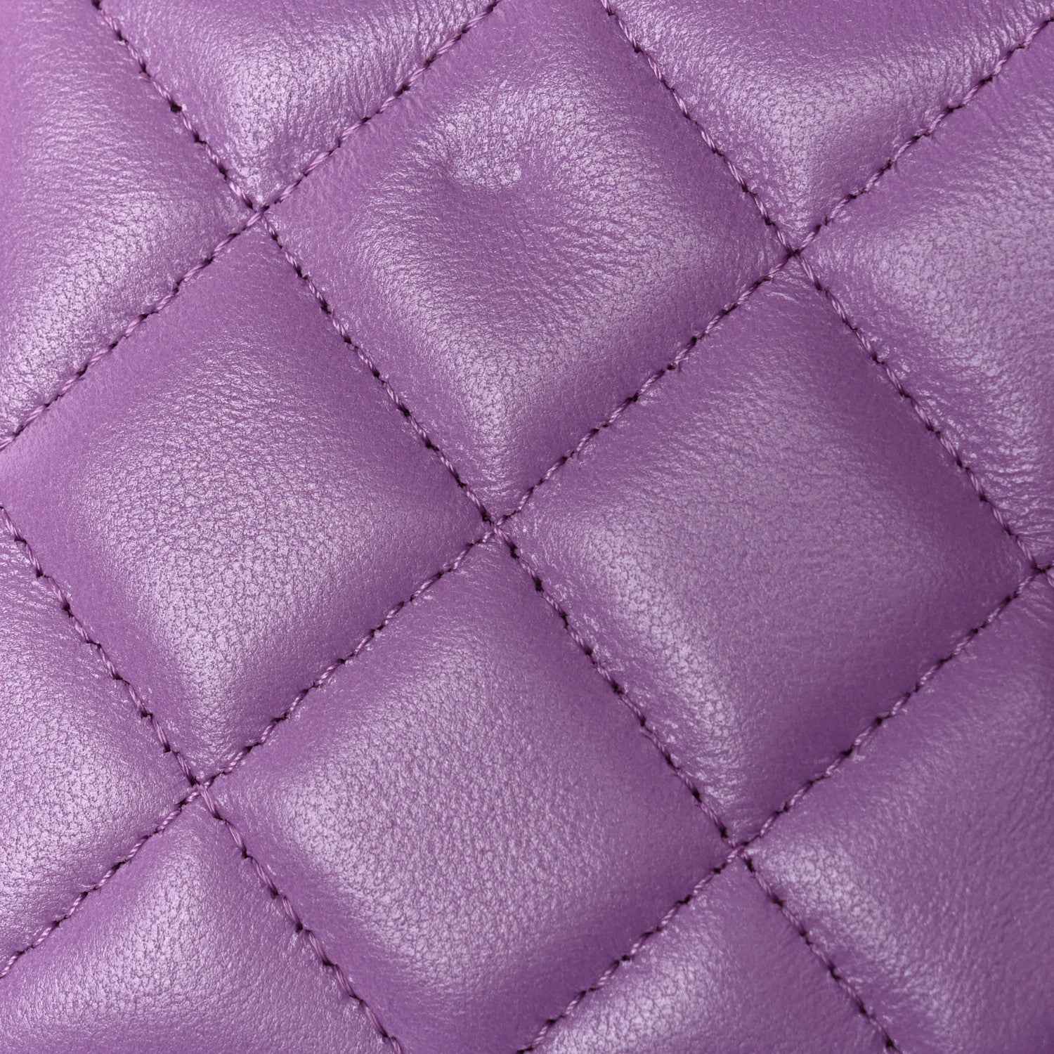 Chanel Lambskin Quilted Pick Me Up Wallet On Chain WOC Purple 13 of 14