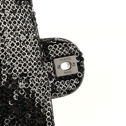 Chanel Sequin East West Flap Dark Silver 7 of 12