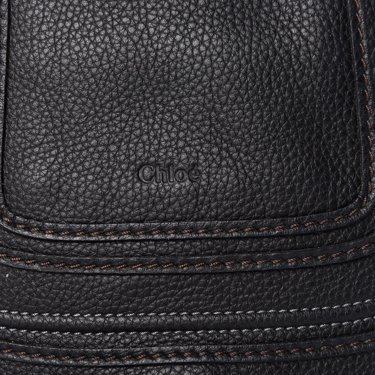 Calfskin Small Marcie Satchel Black