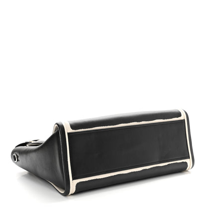 Prada Grace Lux Concept Tote White Black 4 of 11