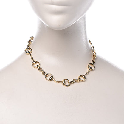 Gucci 18K Yellow Gold Horsebit Necklace 2 of 4