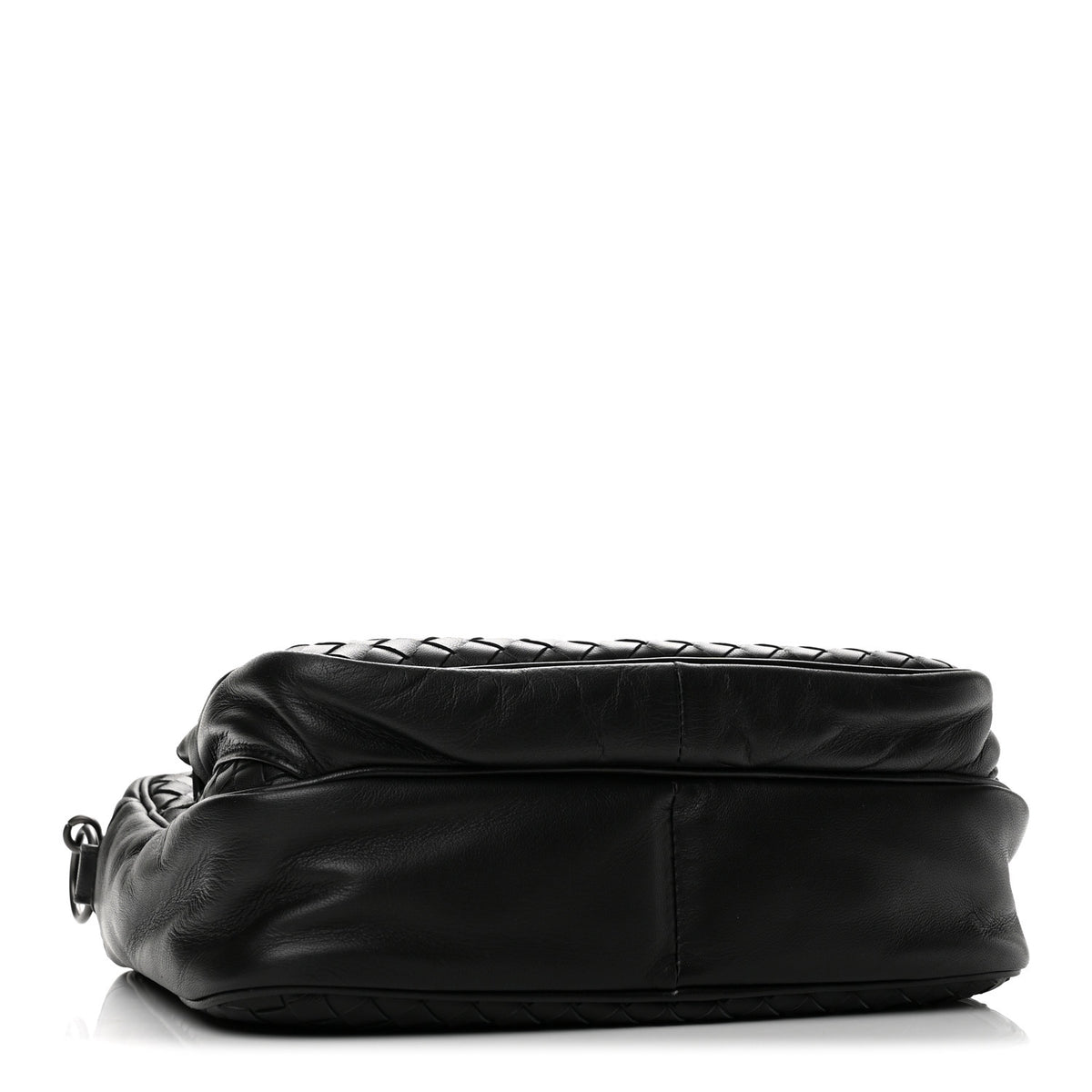 Nappa Intrecciato Messenger Bag Black