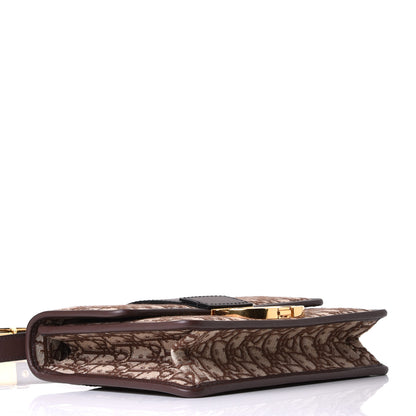 Christian Dior Oblique 30 Montaigne Flap Bag Brown 5 of 13