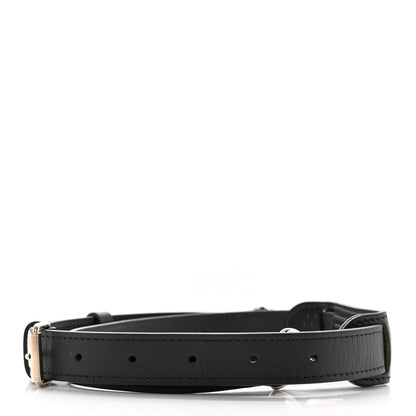 Louis Vuitton Calfskin Adjustable Shoulder Strap Black 2 of 6