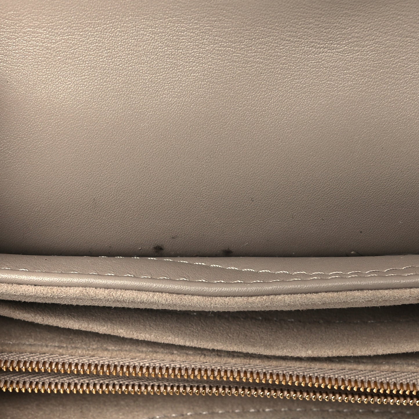 Calfskin LV New Wave Chain Bag Taupe