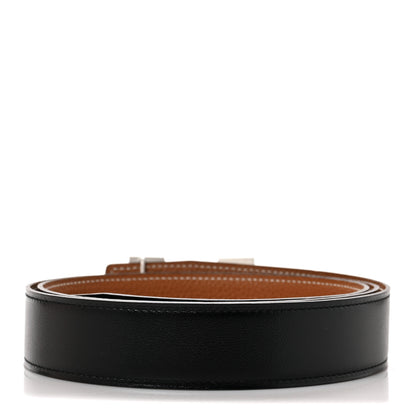Hermes Box Togo 32mm Constance H Belt 105 Black Gold 2 of 5