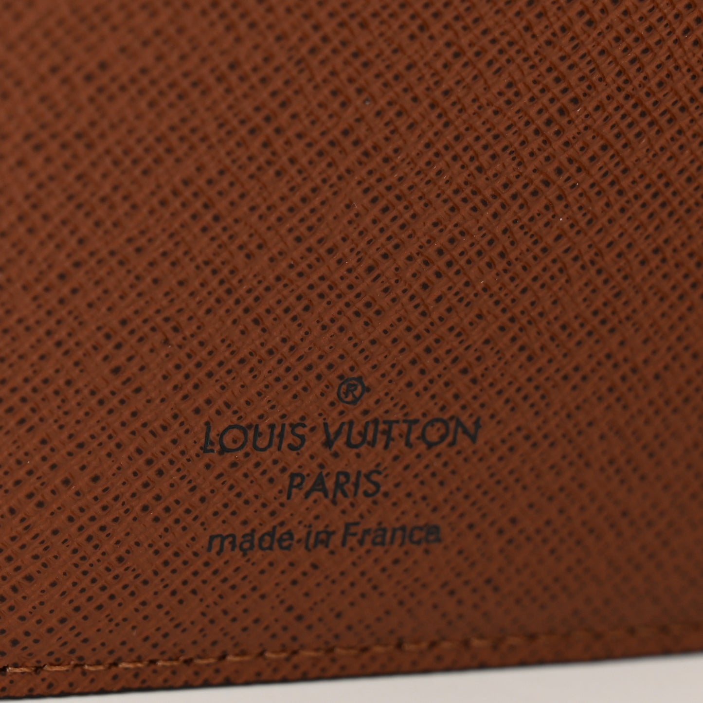 Monogram Desk Agenda Cover