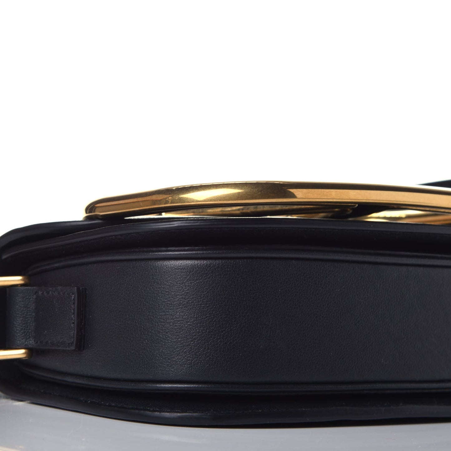 Calfskin Small Supervee Crossbody Bag Black