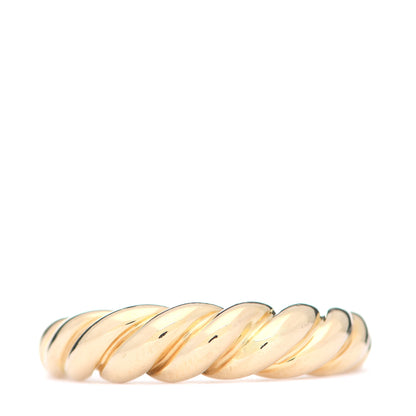 David Yurman 18K Yellow Gold Pure Form Cable Stack Ring 57 8 1 of 4