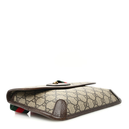 Gucci GG Supreme Monogram Neo Vintage Web Belt Bag Brown 4 of 12