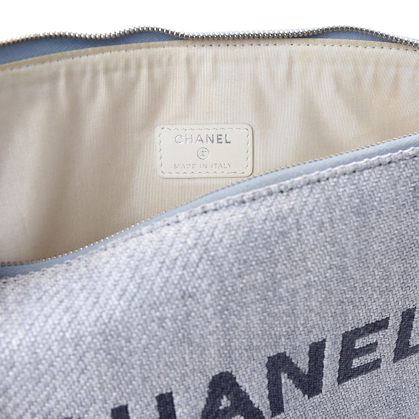 Canvas Large Deauville Pouch Blue