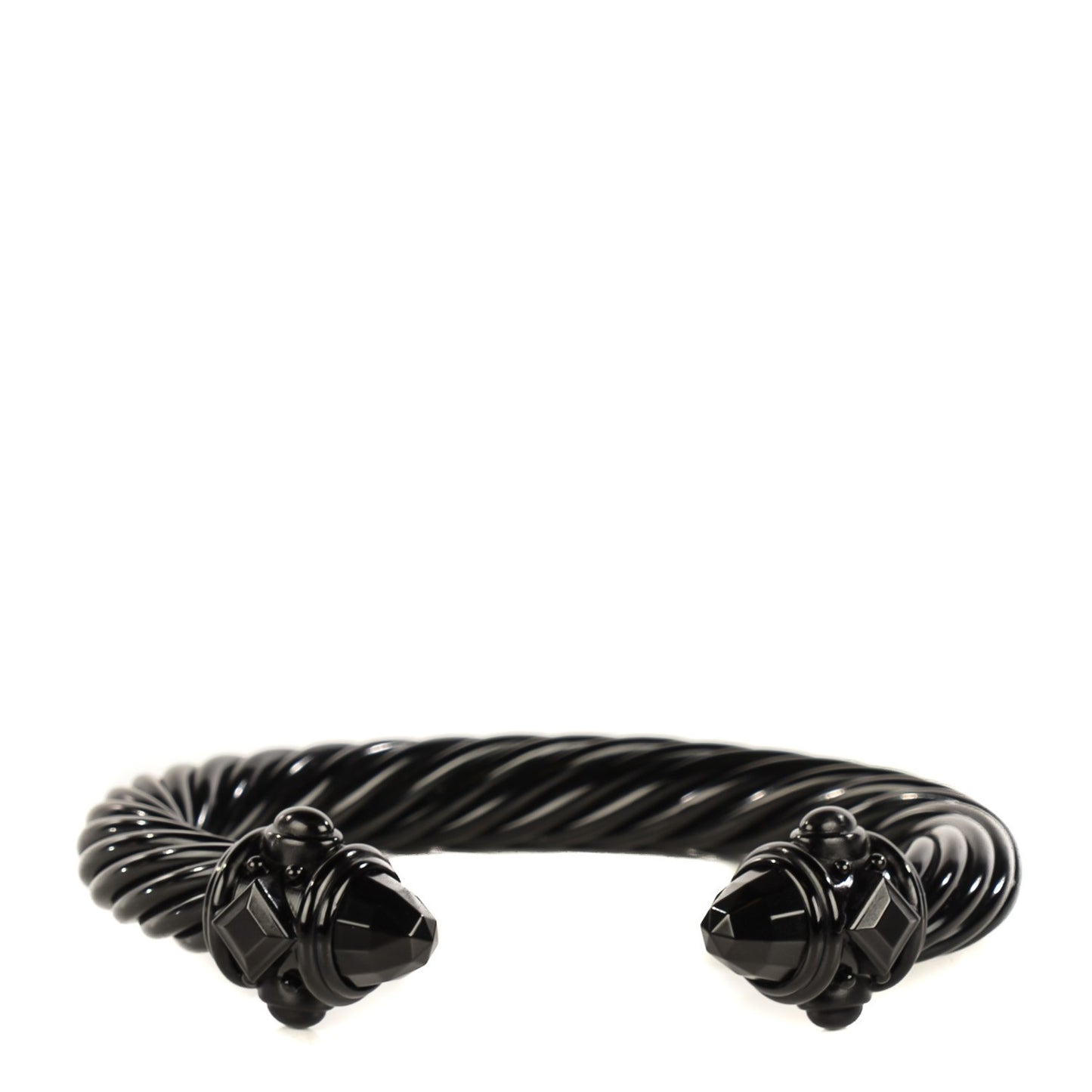 Aluminum 10mm Renaissance Cable Bracelet Black