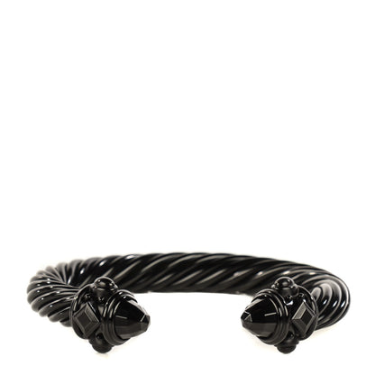 David Yurman Aluminum 10mm Renaissance Cable Bracelet Black 1 of 6