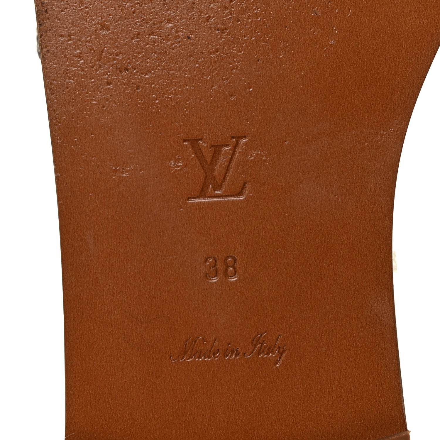 Louis Vuitton Monogram Lock It Flat Mules 38 GOld 6 of 8