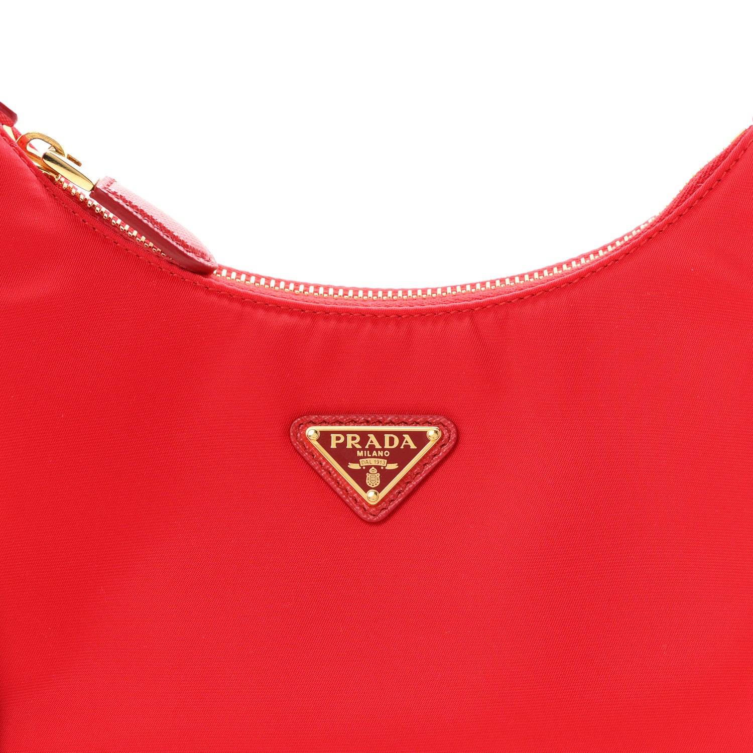 Prada Tessuto Nylon Mini Re-Edition 2000 Bag Rosso 7 of 10