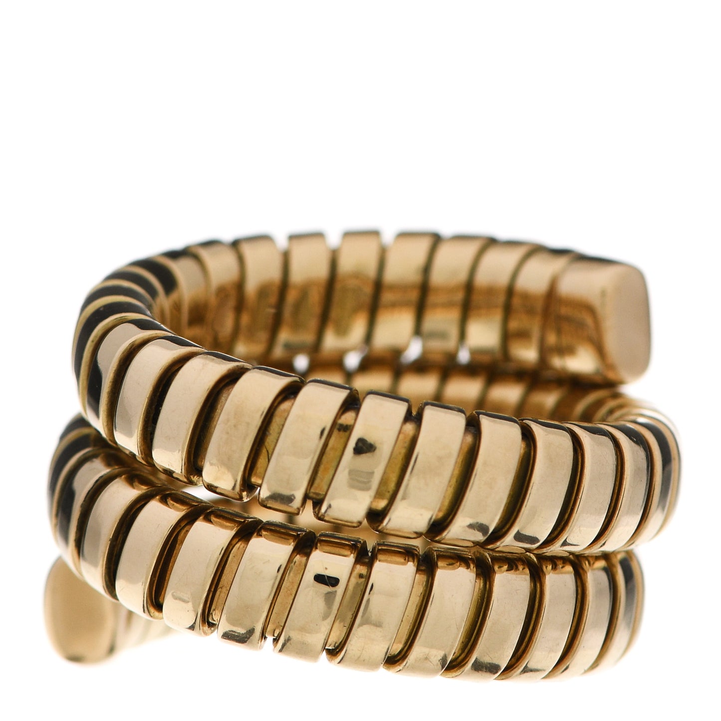 18K Yellow Gold Tubogas Ring 54 7