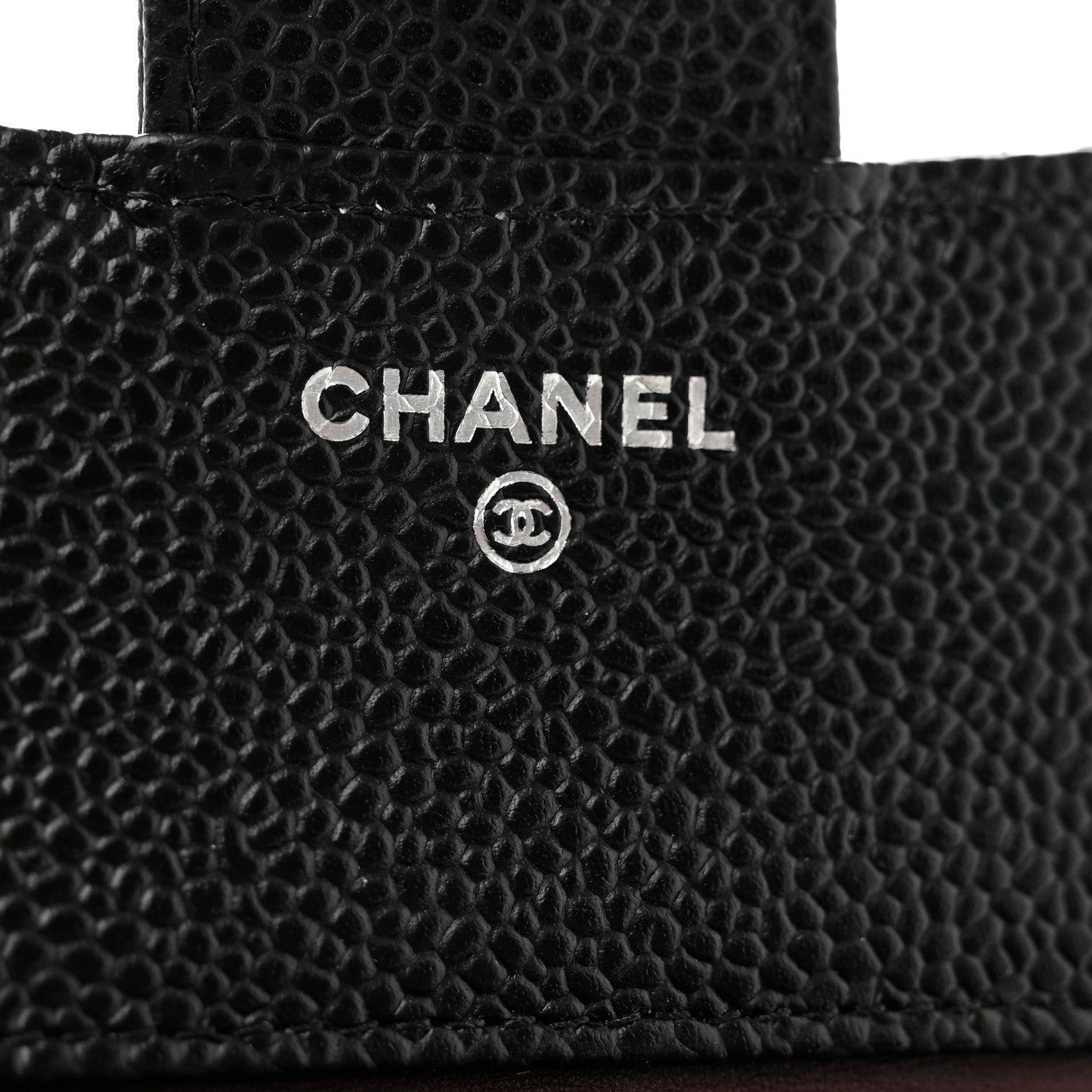Chanel Caviar Quilted Compact Flap Wallet Black 5 of 8