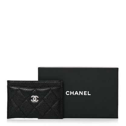Chanel Caviar Quilted Card Holder Black 10 of 10