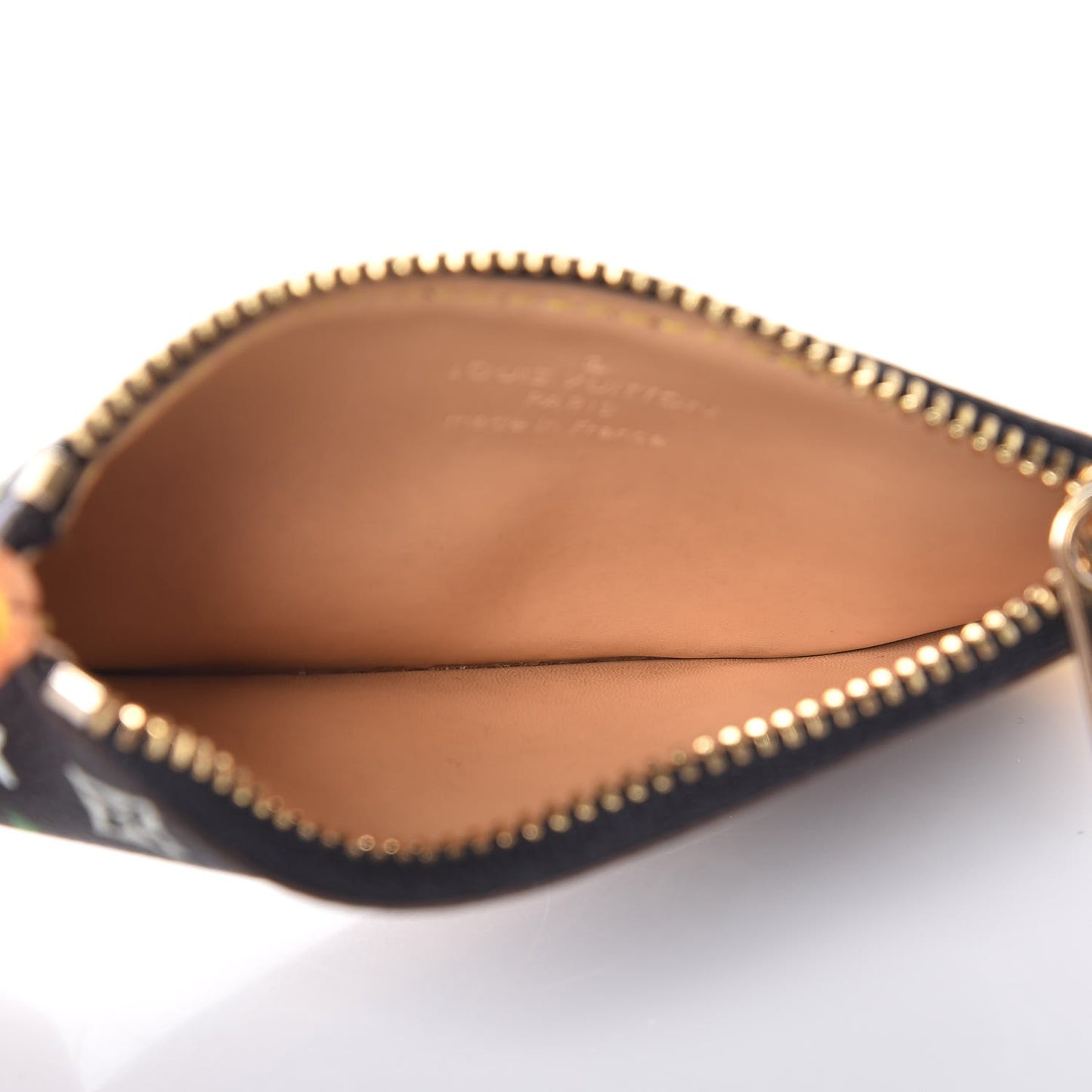 Monogram Multicolor Key Pouch Black