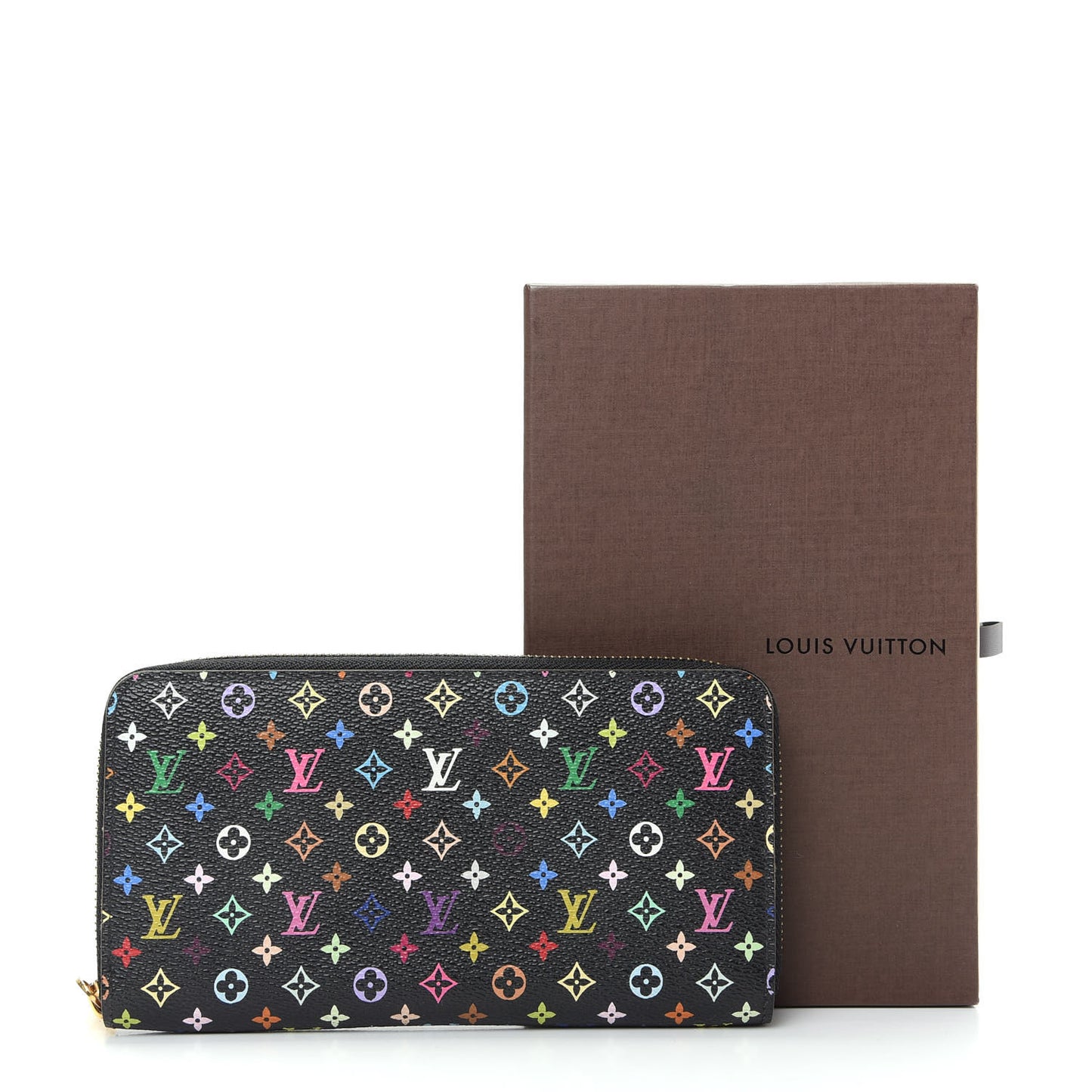 Monogram Multicolor Zippy Wallet Black Grenade
