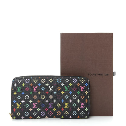 Louis Vuitton Monogram Multicolor Zippy Wallet Black Grenade 8 of 8