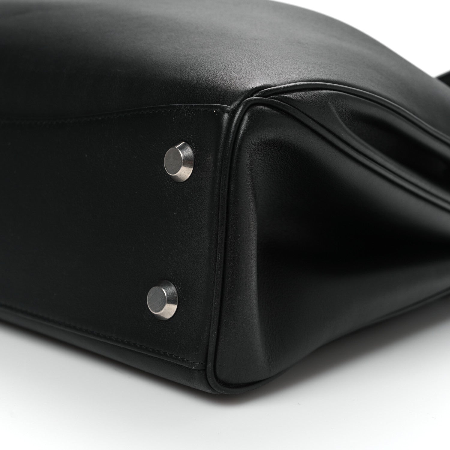 Balenciaga Natural Smooth Calfskin Medium Rodeo Top Handle Handbag Black 9 of 10