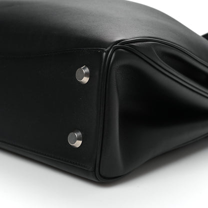 Balenciaga Natural Smooth Calfskin Medium Rodeo Top Handle Handbag Black 9 of 10