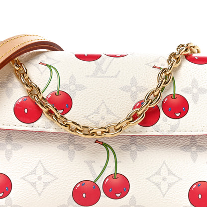 Louis Vuitton LV X TM Monogram Cerises Ivy Wallet On Chain White 7 of 9