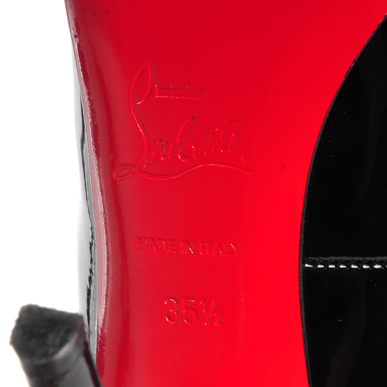 Christian Louboutin Patent Pigalle 120 Pumps 35.5 Black 6 of 6