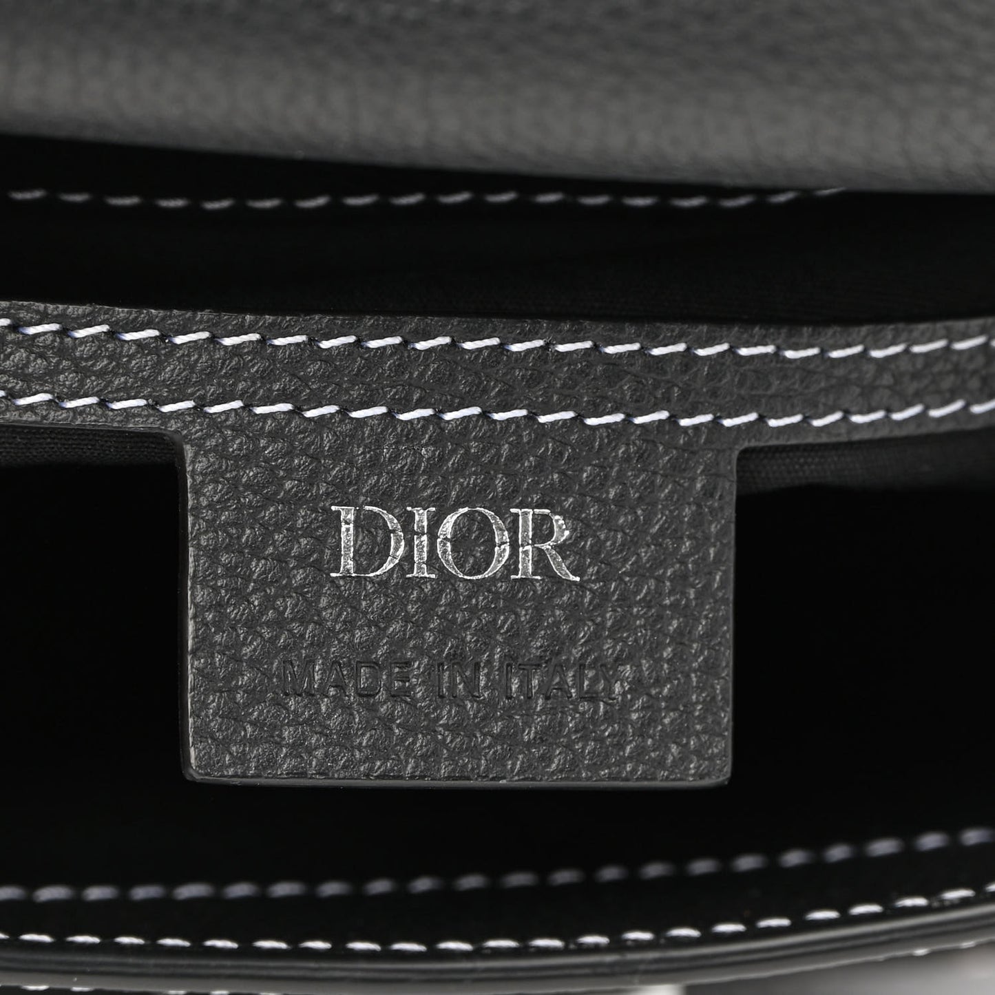 Grained Calfskin Mini Gallop Sling Bag Black