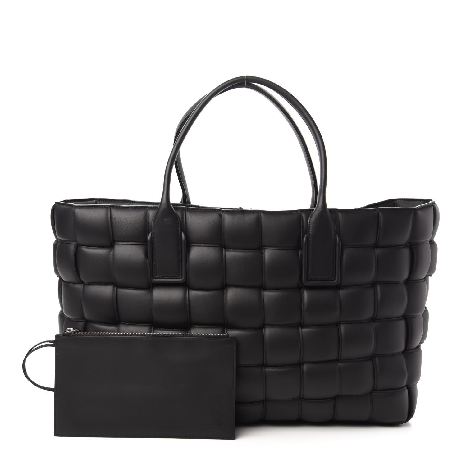 Bottega Veneta Nappa Large Padded Cabat Black 1 of 9