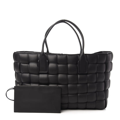 Bottega Veneta Nappa Large Padded Cabat Black 1 of 9