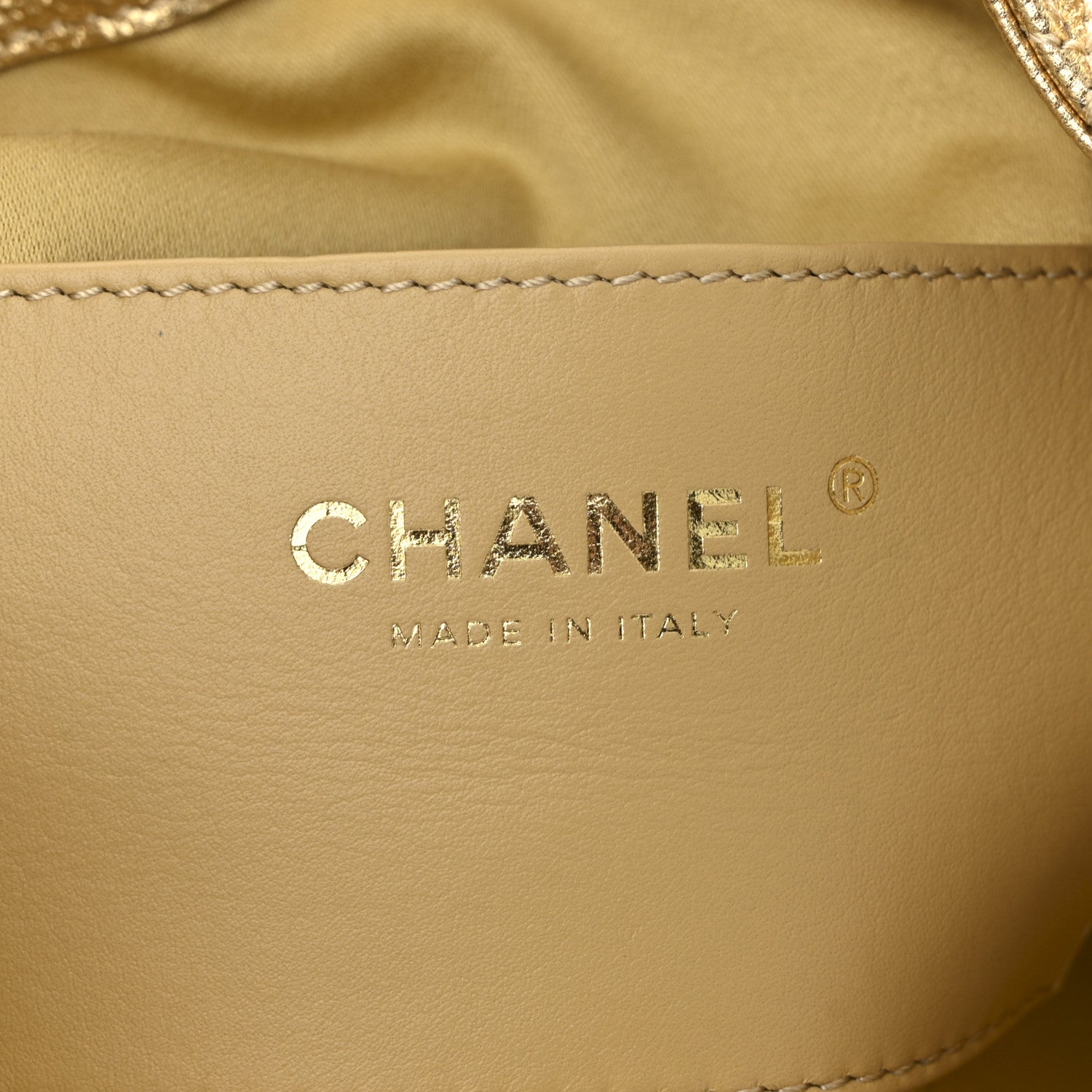 Chanel Metallic Caviar Quilted Mini Chanel 25 Handbag Gold 6 of 11