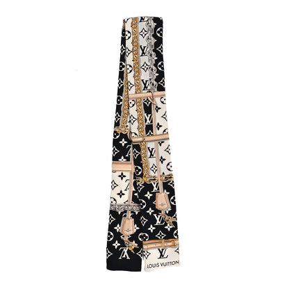 Louis Vuitton Silk Monogram Confidential Bandeau Black 2 of 4
